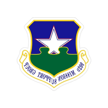 902d Mission Support Group (U.S. Air Force) REVERSE PRINT Transparent Die-Cut STICKER - The Sticker Space