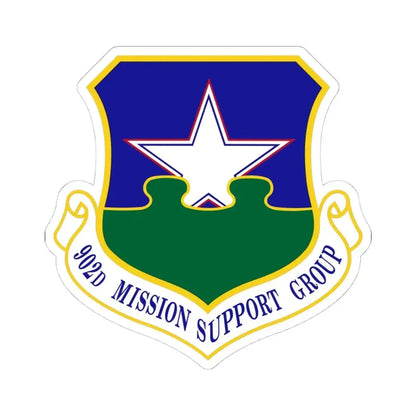 902d Mission Support Group (U.S. Air Force) STICKER Vinyl Kiss-Cut Decal 4 Inch White - The Sticker Space