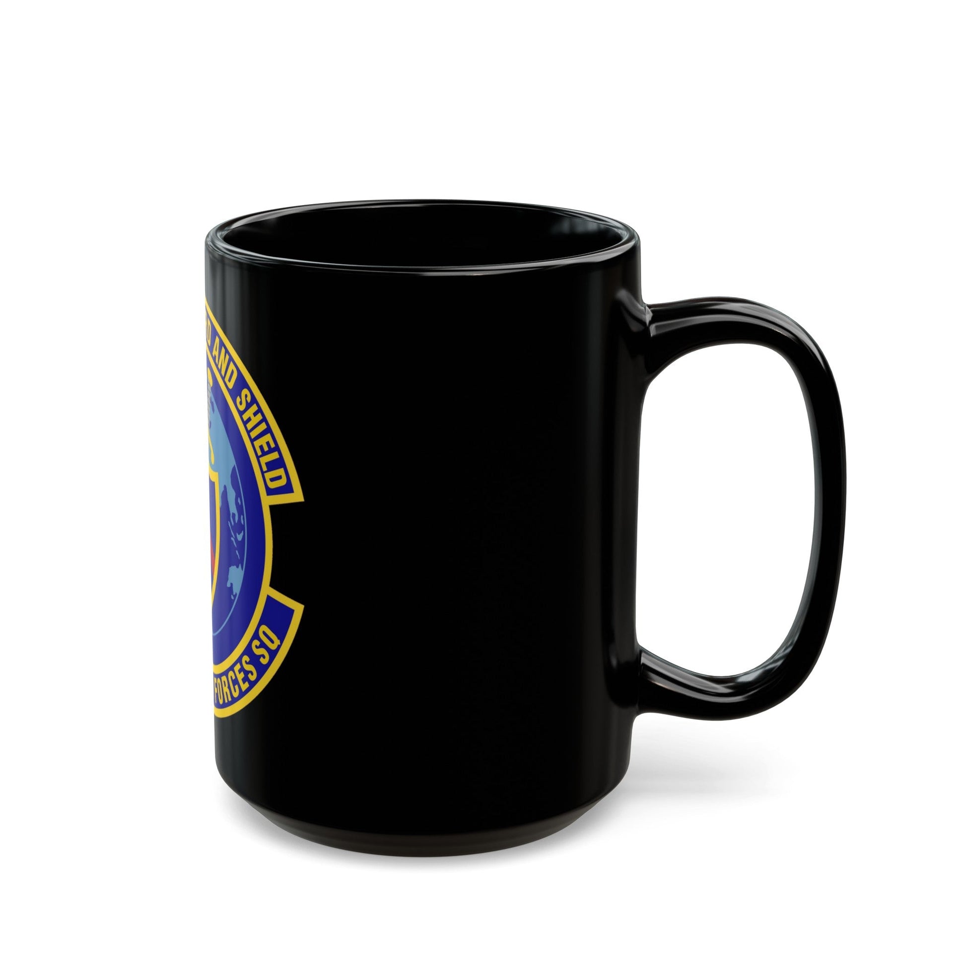 902d Security Forces Squadron (U.S. Air Force) Black Coffee Mug-The Sticker Space