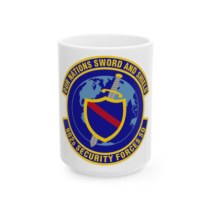 902d Security Forces Squadron (U.S. Air Force) White Coffee Mug-15oz-The Sticker Space