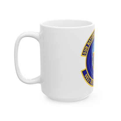 902d Security Forces Squadron (U.S. Air Force) White Coffee Mug-The Sticker Space