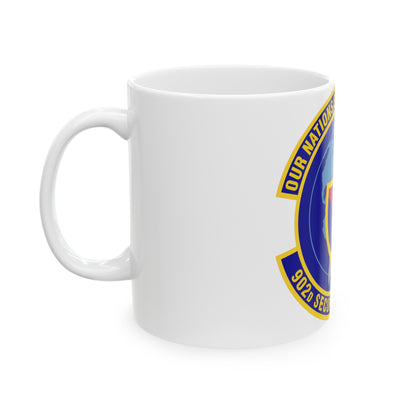 902d Security Forces Squadron (U.S. Air Force) White Coffee Mug-The Sticker Space