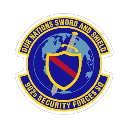902d Security Forces Squadron (U.S. Air Force) STICKER Vinyl Die-Cut Decal 2 Inch - The Sticker Space