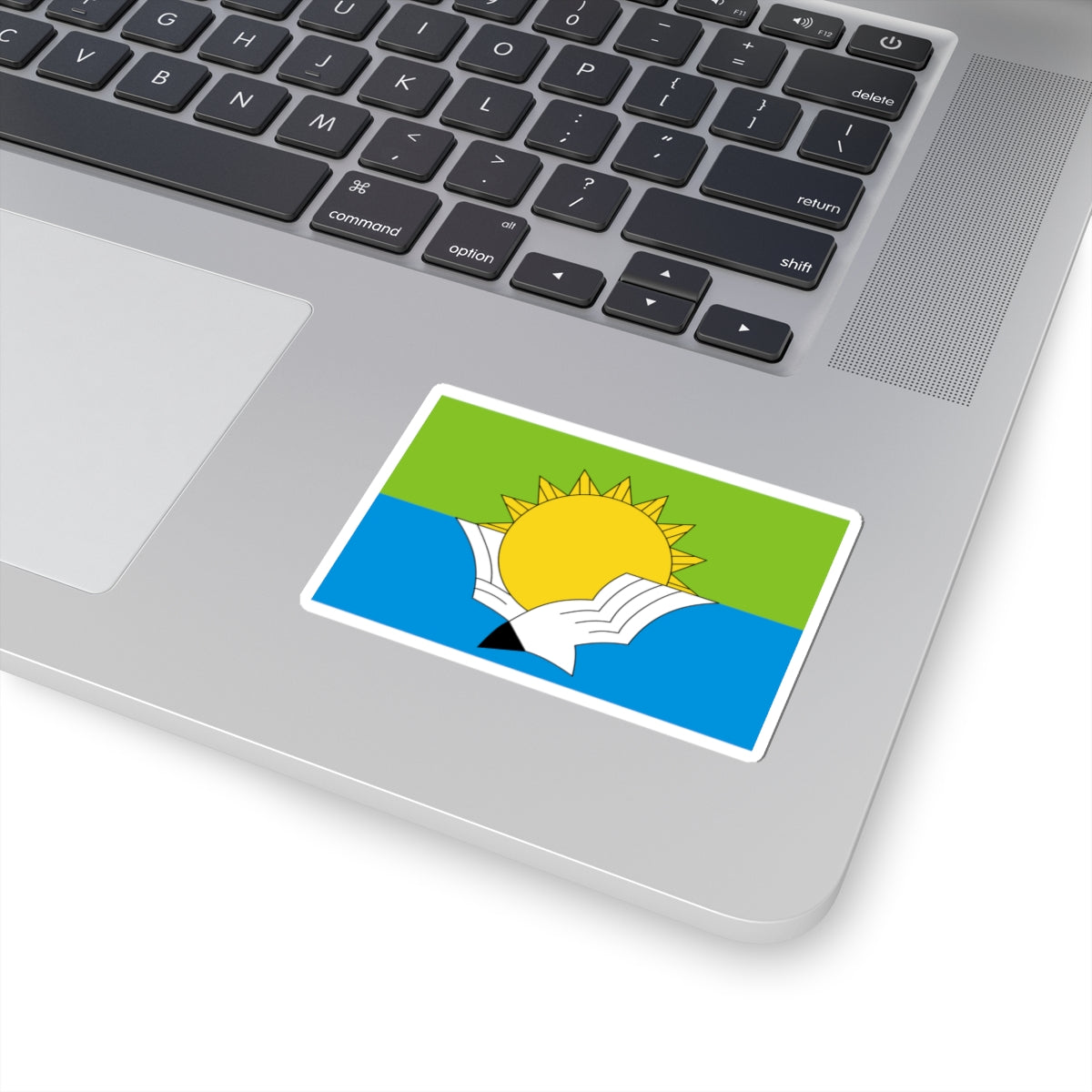 Flag of Volgorechensk Kostroma oblast (Russia) STICKER Vinyl Kiss-Cut Decal