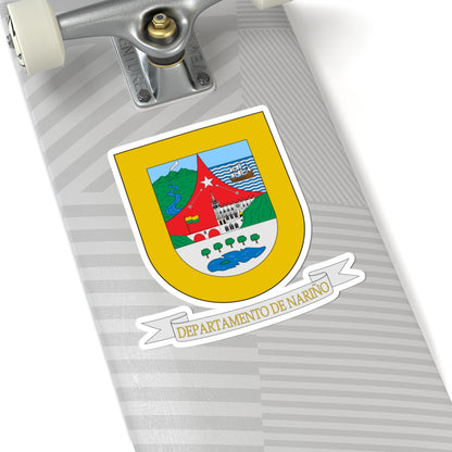 Escudo de Nariño (Colombia) (Coat of Arms) STICKER Vinyl Kiss-Cut Decal