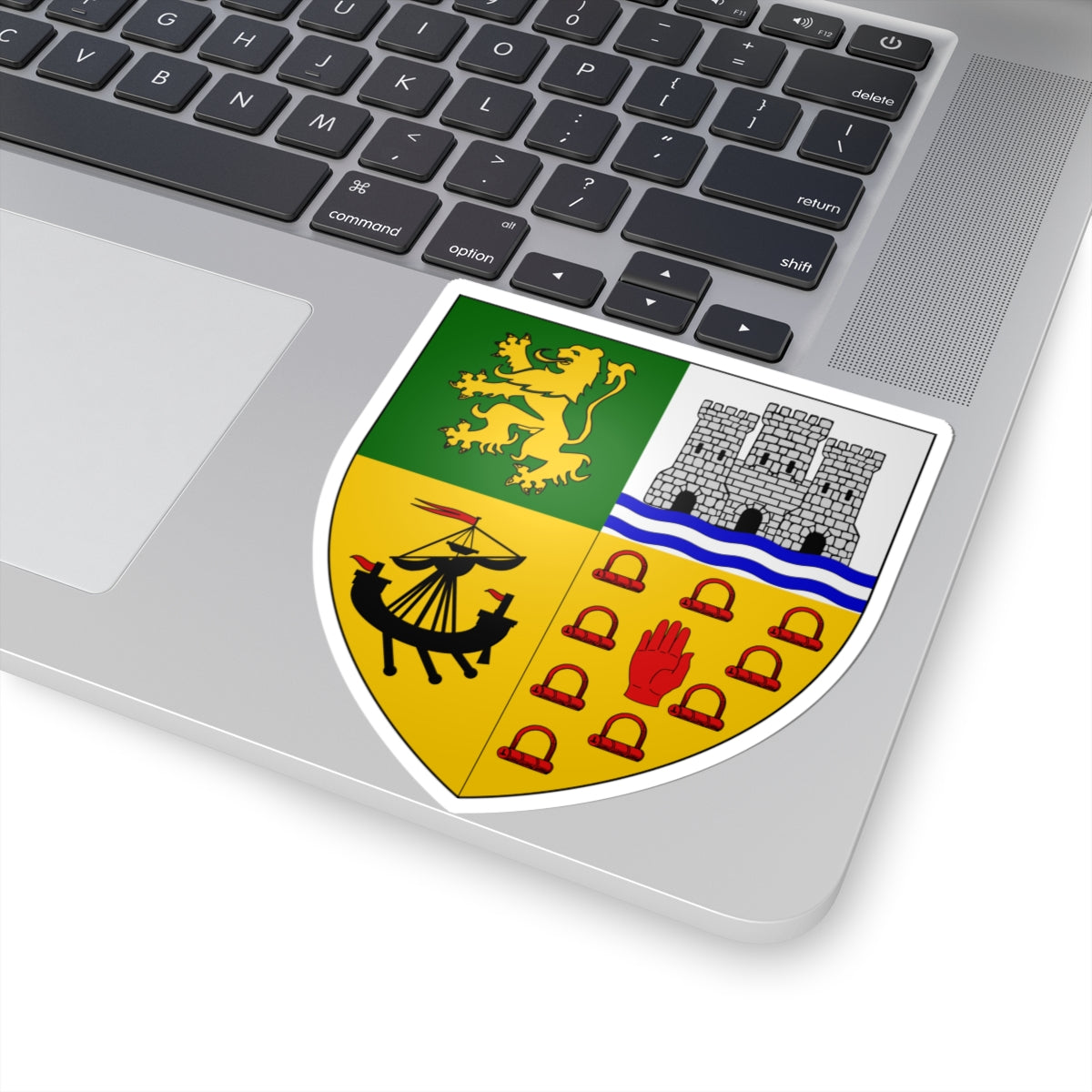 Arms of MacNeil of Barra (Scotland) (Coat of Arms) STICKER Vinyl Kiss-Cut Decal