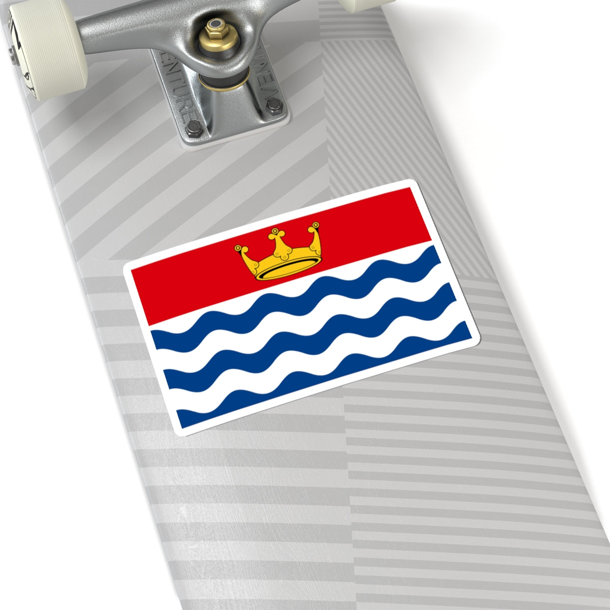 County Flag of Greater London (England) STICKER Vinyl Kiss-Cut Decal