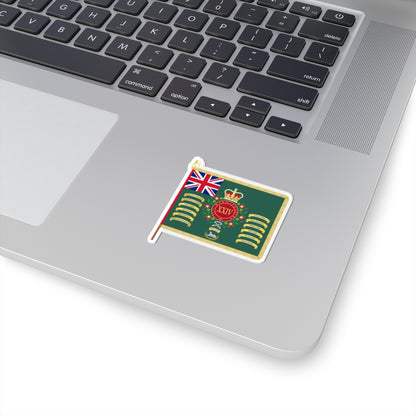 Warwickshire Regimental Colours (United Kingdom) STICKER Vinyl Kiss-Cut Decal