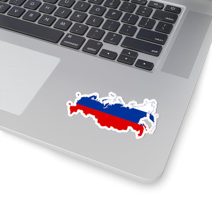Russian flag map 2014-2022 (Russia) STICKER Vinyl Kiss-Cut Decal
