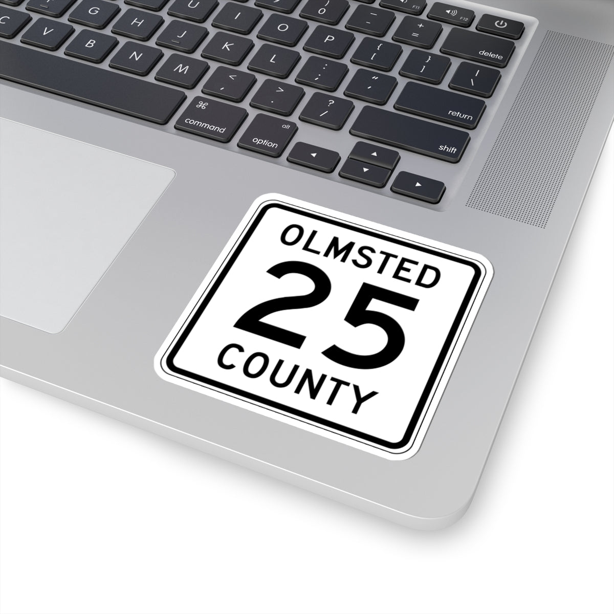 Olmsted County Route 25 (Minnesota) (Road Sign) STICKER Vinyl Kiss-Cut Decal