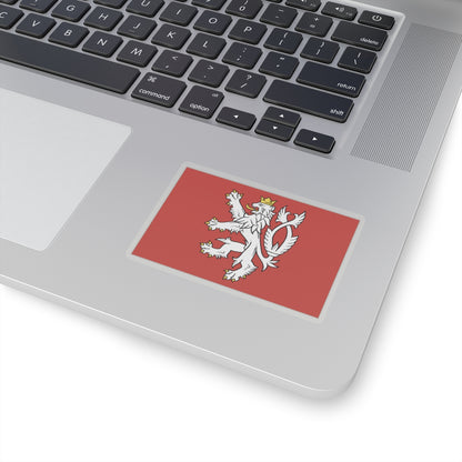 Banner of the Bohemian Coat of Arms (Czech Republic) STICKER Vinyl Kiss-Cut Decal