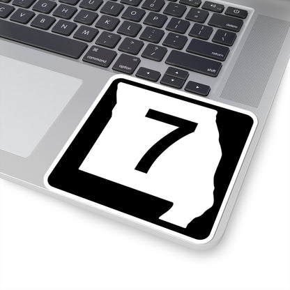 MO-7 (Missouri) (Road Sign) STICKER Vinyl Kiss-Cut Decal
