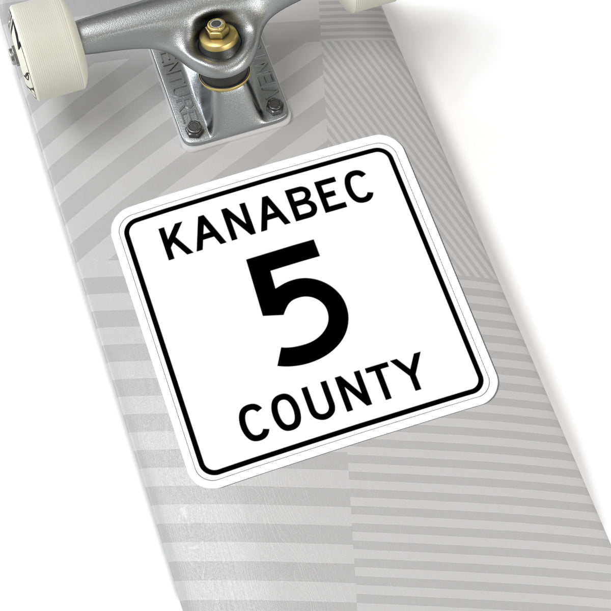Kanabec County 5 MN (Minnesota) (Road Sign) STICKER Vinyl Kiss-Cut Decal