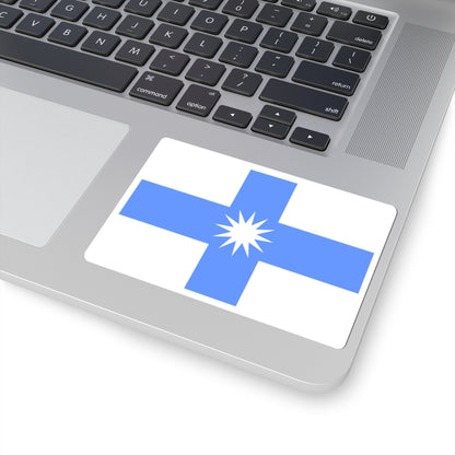 Flag of Gorskoe Leningrad oblast (Russia) STICKER Vinyl Kiss-Cut Decal