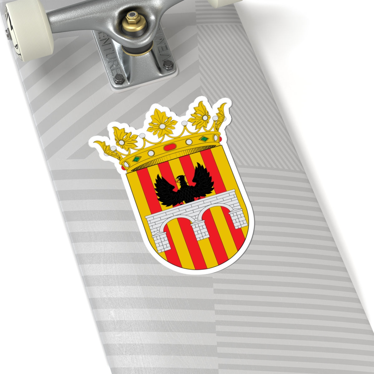 Escudo de Ariza (Spain) (Coat of Arms) STICKER Vinyl Kiss-Cut Decal