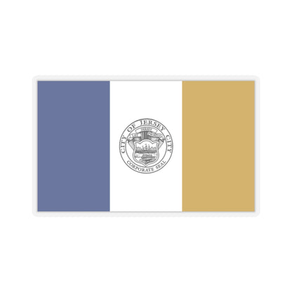 Flag of Jersey City - STICKER Vinyl Kiss-Cut Decal