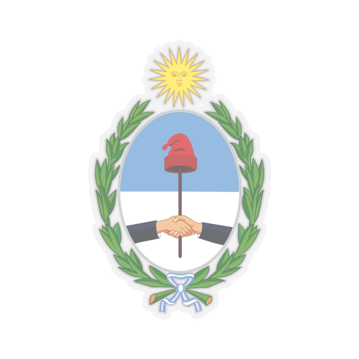 Coat of Arms San Juan Argentina - STICKER Vinyl Kiss-Cut Decal