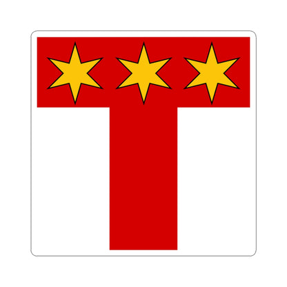 CHE Ammann Flag (Switzerland) STICKER Vinyl Kiss-Cut Decal