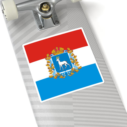 Standard of the Governor of Samara Oblast (Russia) STICKER Vinyl Kiss-Cut Decal