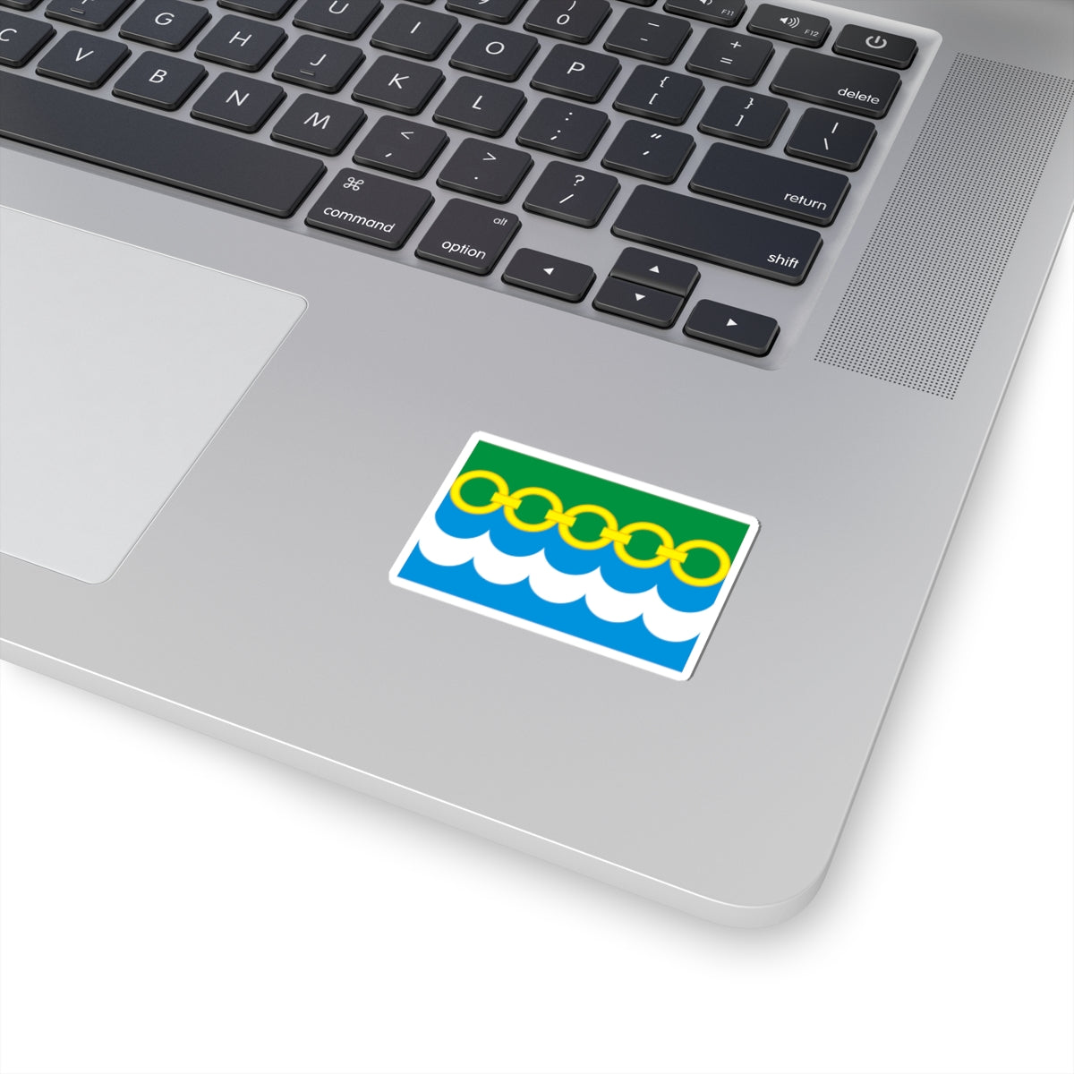 Flag of Klishinskoe Moscow oblast (Russia) STICKER Vinyl Kiss-Cut Decal
