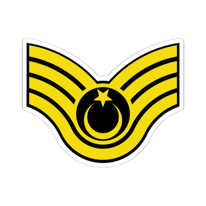 Army TUR OR 07b (Turkey) (Military Rank) STICKER Vinyl Kiss-Cut Decal