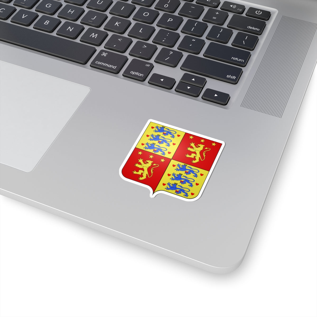 Armoiries Henri de Laborde de Montpezat prince de Danemark (Denmark) (Coat of Arms) STICKER Vinyl Kiss-Cut Decal