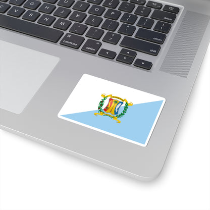 Flag of Municipio Bermudez (Venezuela) STICKER Vinyl Kiss-Cut Decal
