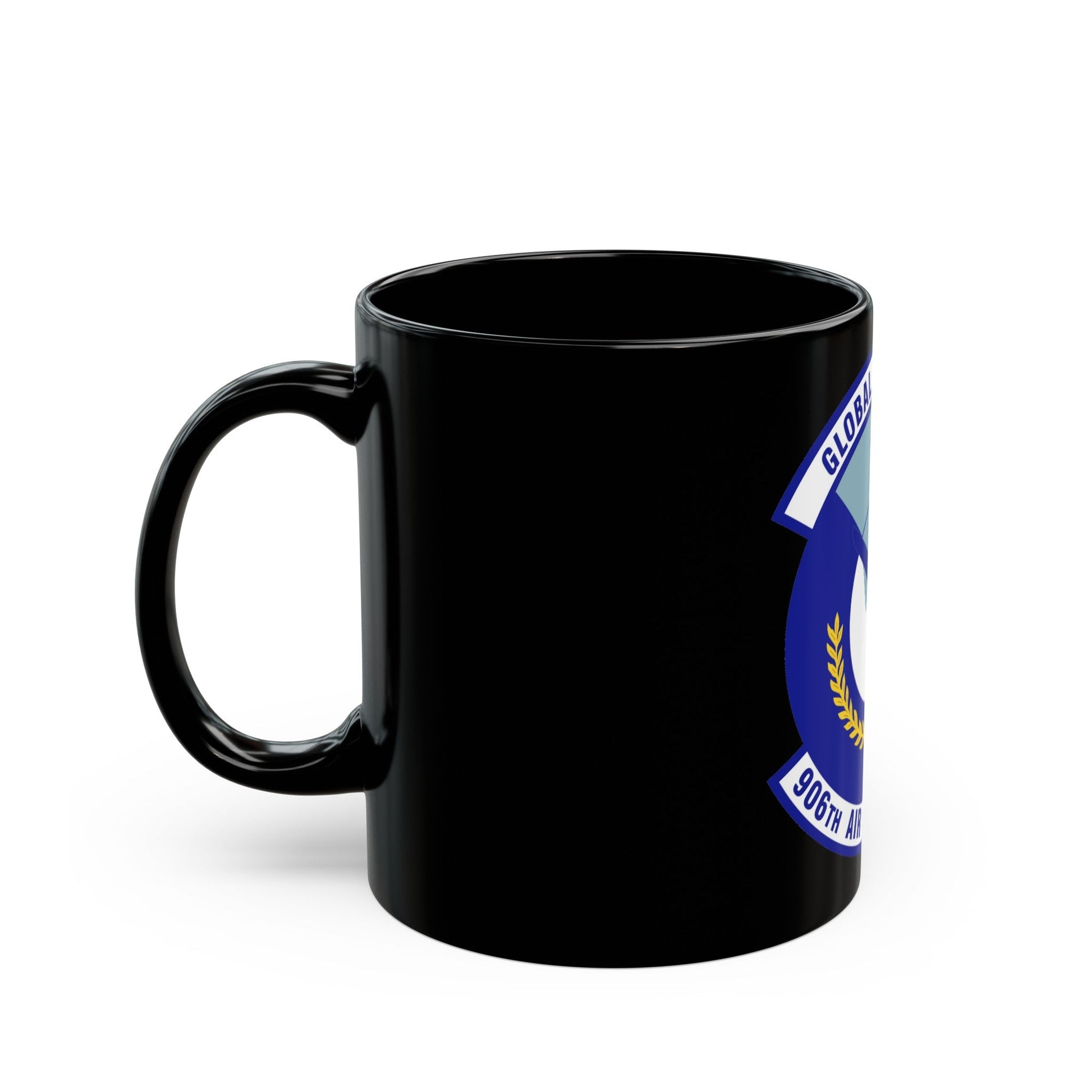 906th Air Refueling Squadron (U.S. Air Force) Black Coffee Mug-The Sticker Space