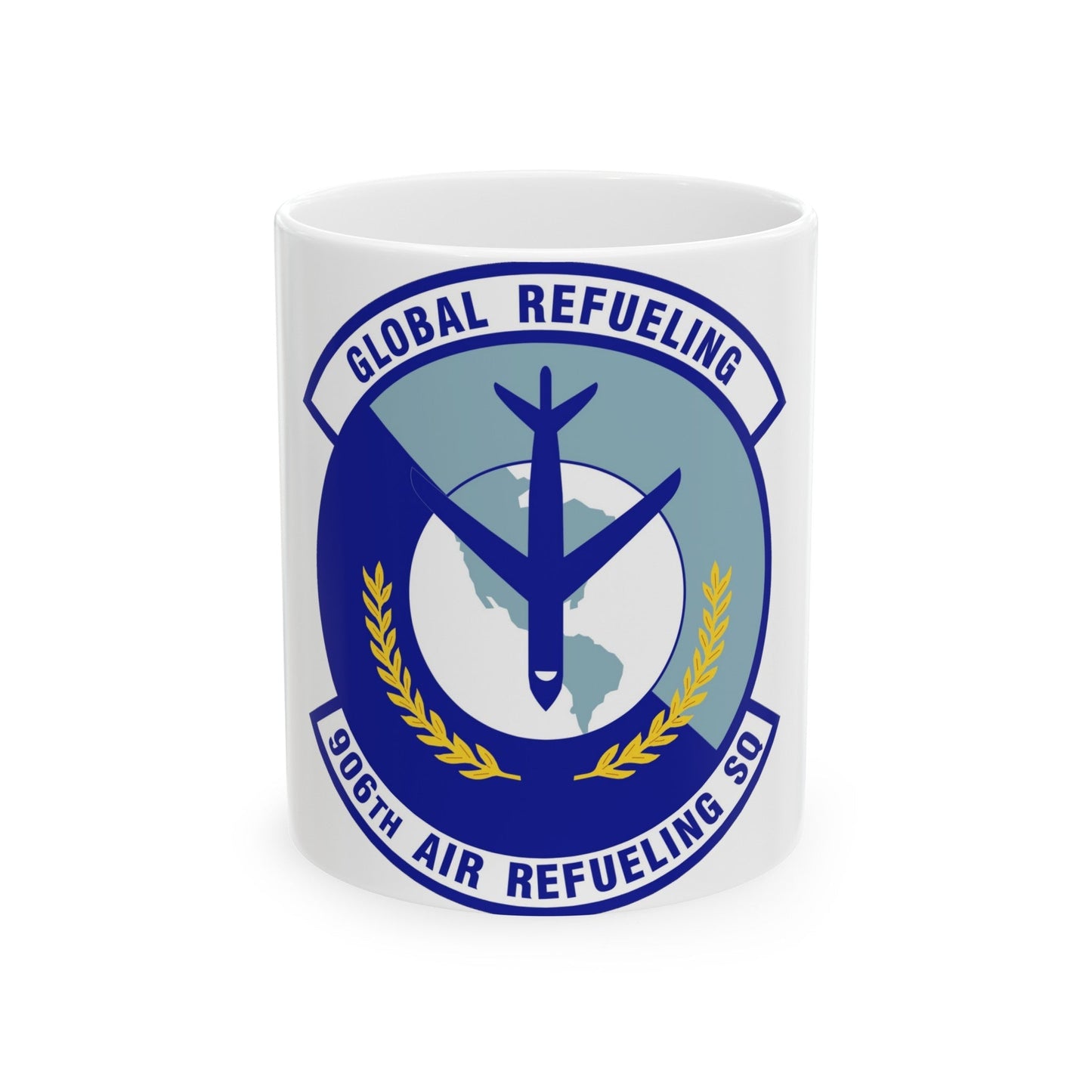 906th Air Refueling Squadron (U.S. Air Force) White Coffee Mug-11oz-The Sticker Space