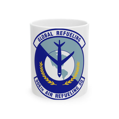 906th Air Refueling Squadron (U.S. Air Force) White Coffee Mug-11oz-The Sticker Space