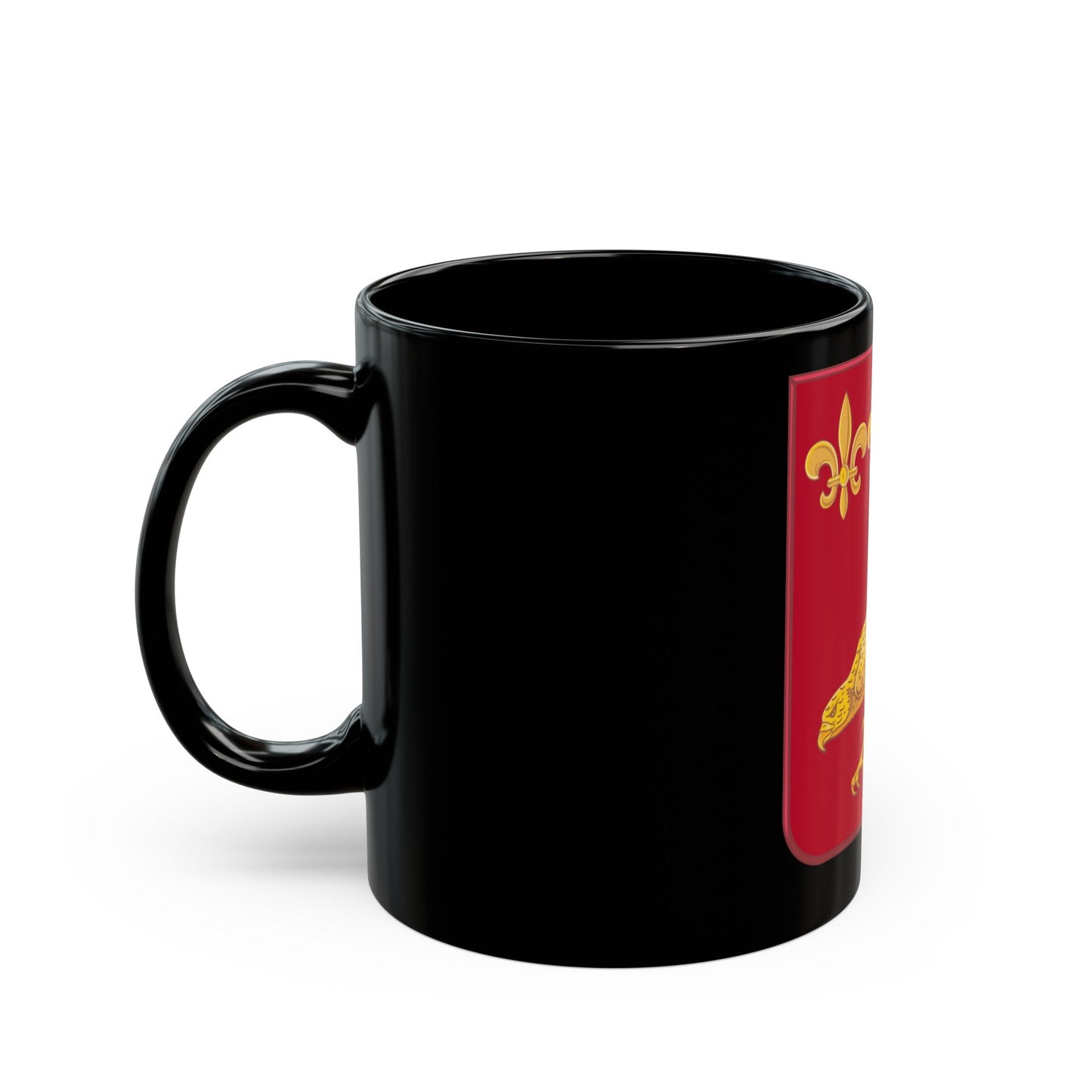 907 Airborne Field Artillery Battalion 2 (U.S. Army) Black Coffee Mug-The Sticker Space