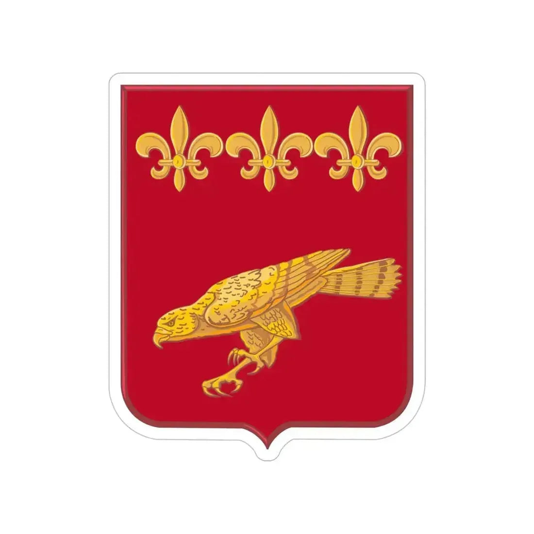 907 Airborne Field Artillery Battalion 2 (U.S. Army) Transparent STICKER Die-Cut Vinyl Decal 5 Inch - The Sticker Space