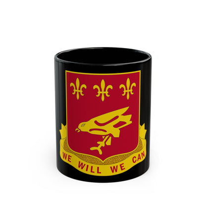 907 Airborne Field Artillery Battalion (U.S. Army) Black Coffee Mug-11oz-The Sticker Space