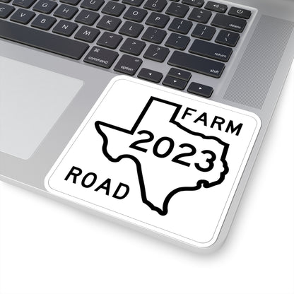 Texas FM 2023 1956 (Texas) (Road Sign) STICKER Vinyl Kiss-Cut Decal
