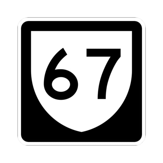PR urban primary 67 (Puerto Rico) (Road Sign) STICKER Vinyl Kiss-Cut Decal