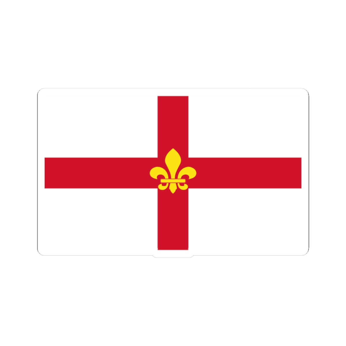 Flag of Lincoln (England) STICKER Vinyl Kiss-Cut Decal