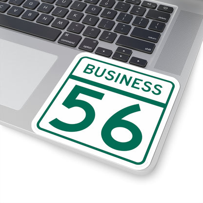 MD Route 56 Business (Maryland) (Road Sign) STICKER Vinyl Kiss-Cut Decal
