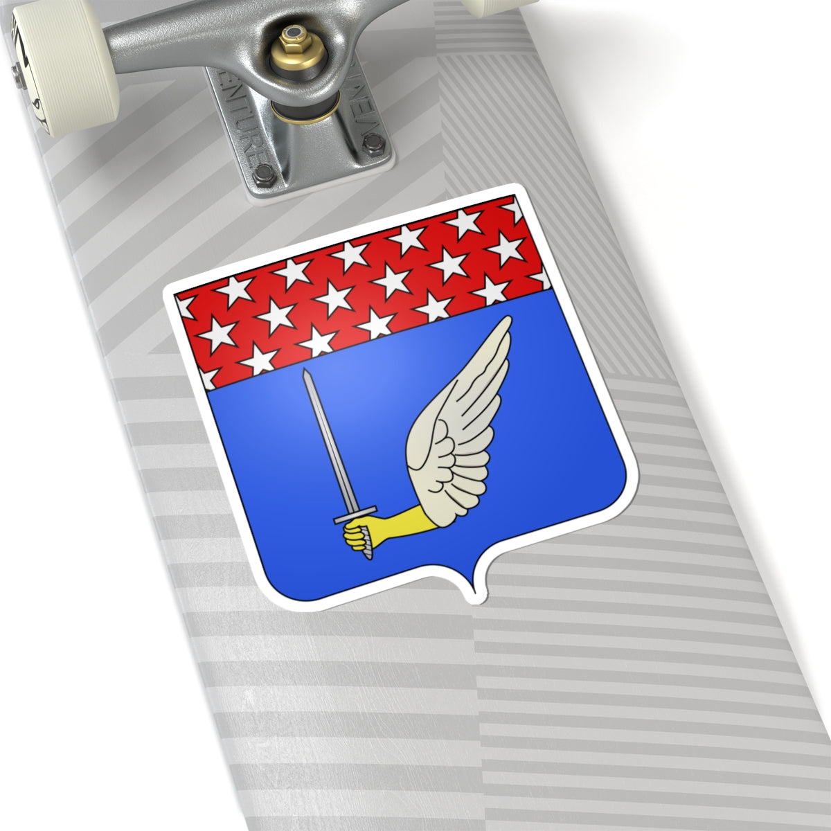 Blason Adrien Jannot de Moncey 1754-1842 duc de Conegliano (France) (Coat of Arms) STICKER Vinyl Kiss-Cut Decal