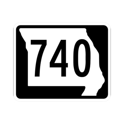 MO-740 (Missouri) (Road Sign) STICKER Vinyl Kiss-Cut Decal