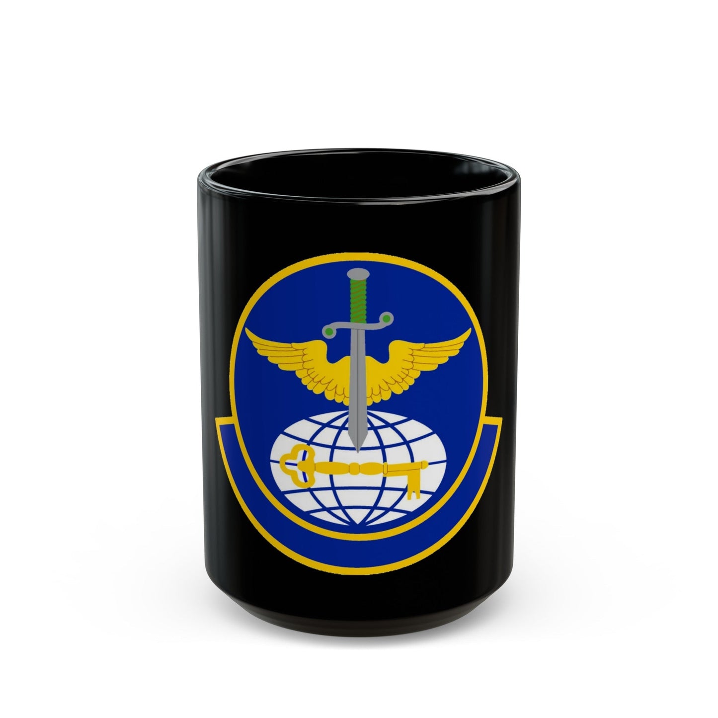 908 Operations Support Squadron AFRC (U.S. Air Force) Black Coffee Mug-15oz-The Sticker Space