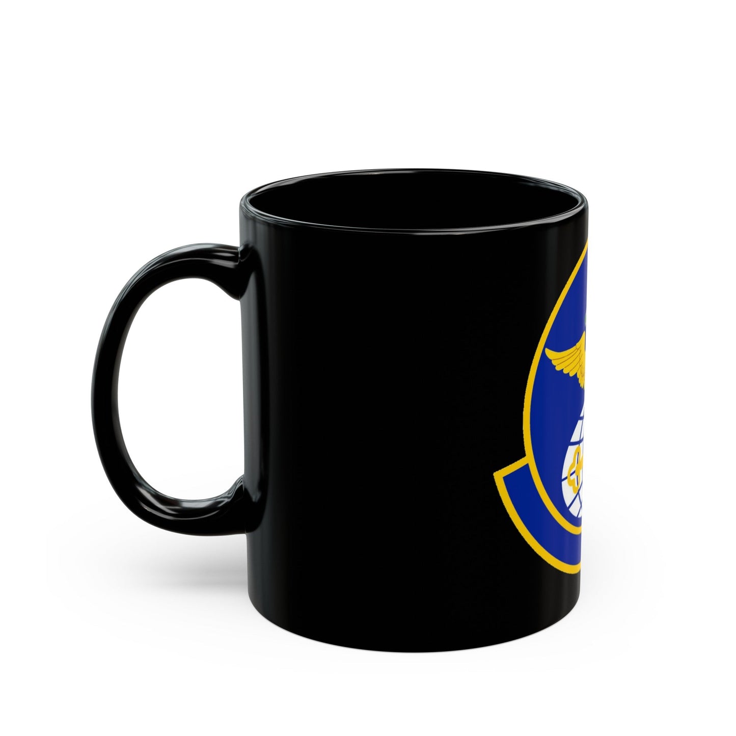 908 Operations Support Squadron AFRC (U.S. Air Force) Black Coffee Mug-The Sticker Space