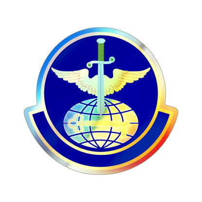 908 Operations Support Squadron AFRC (U.S. Air Force) Holographic STICKER Die-Cut Vinyl Decal-4 Inch-The Sticker Space