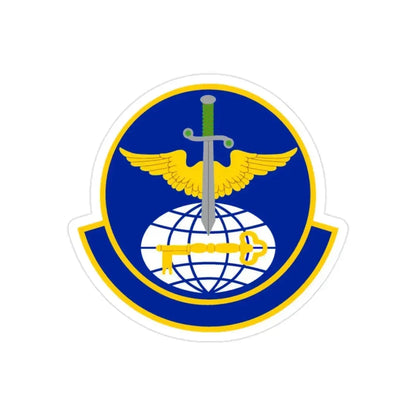 908 Operations Support Squadron AFRC (U.S. Air Force) REVERSE PRINT Transparent Die-Cut STICKER - The Sticker Space