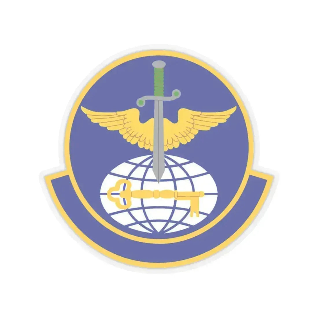 908 Operations Support Squadron AFRC (U.S. Air Force) STICKER Vinyl Kiss-Cut Decal 6 Inch Transparent - The Sticker Space