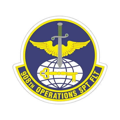 908th Operations Support Flight (U.S. Air Force) STICKER Vinyl Die-Cut Decal 4 Inch - The Sticker Space