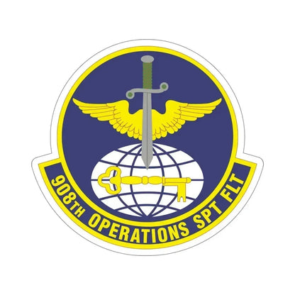 908th Operations Support Flight (U.S. Air Force) STICKER Vinyl Die-Cut Decal 5 Inch - The Sticker Space