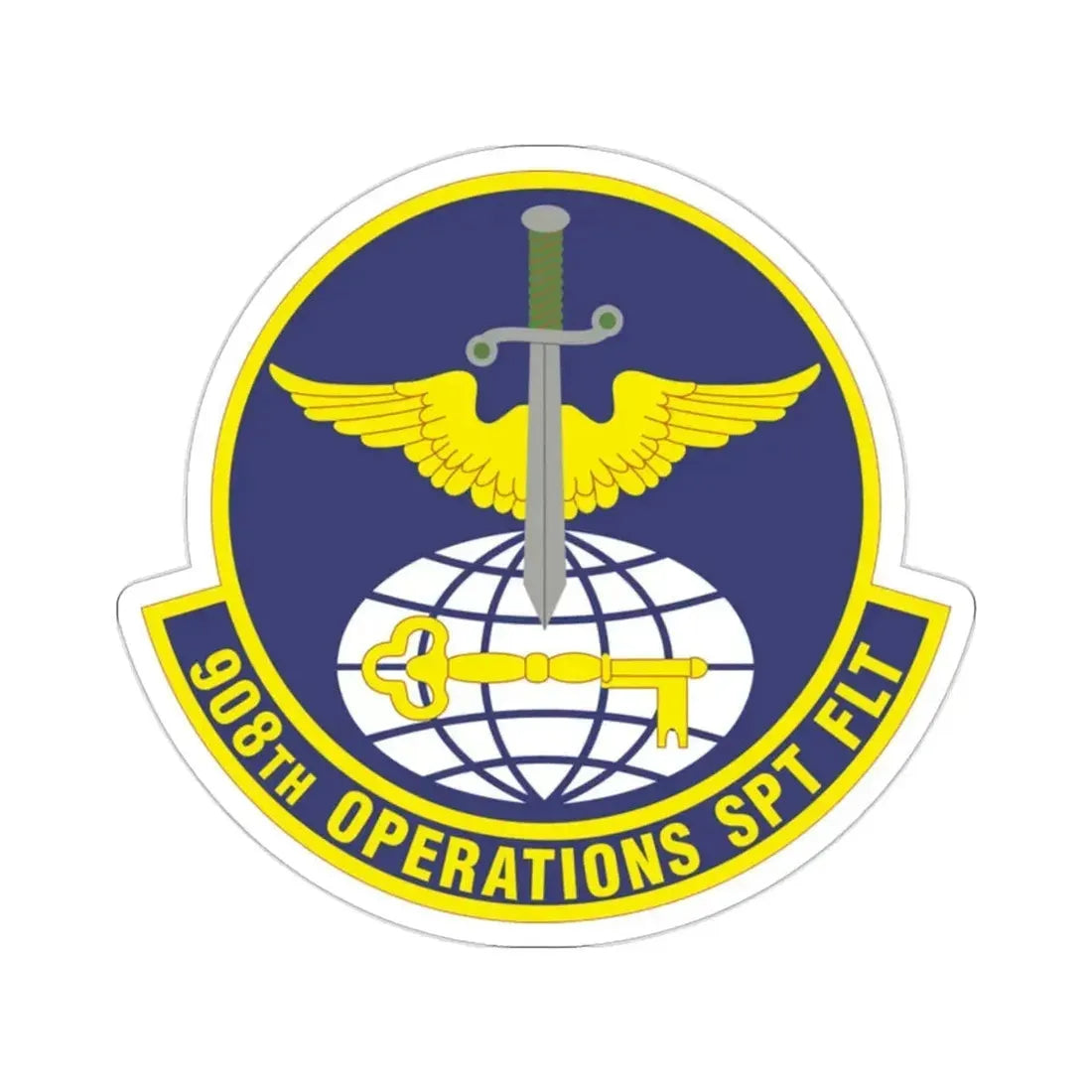 908th Operations Support Flight (U.S. Air Force) STICKER Vinyl Die-Cut Decal - The Sticker Space