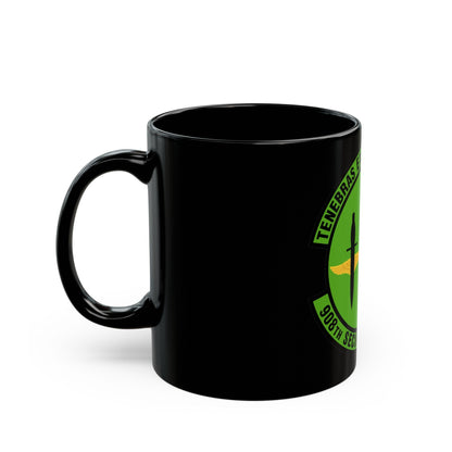 908th Security Forces Squadron (U.S. Air Force) Black Coffee Mug-The Sticker Space