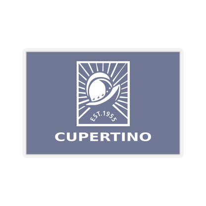 Flag of Cupertino, California - STICKER Vinyl Kiss-Cut Decal