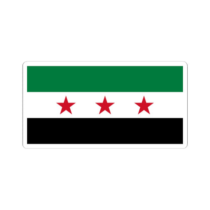 Flag of Syria 1930-1958 19611963 (Syria) STICKER Vinyl Kiss-Cut Decal